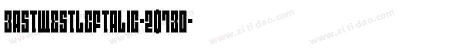 EastWestLeftalic-2O7Eo字体转换