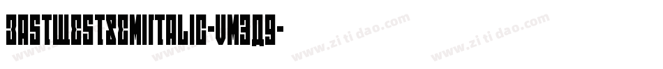 EastWestSemiItalic-vm3A9字体转换