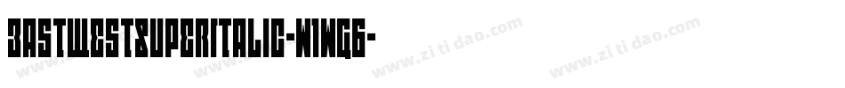 EastWestSuperItalic-w1wG6字体转换