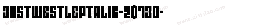 EastWestLeftalic-2O7Eo字体转换