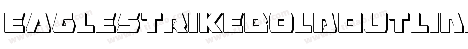 EagleStrikeBoldOutline-nB4O字体转换