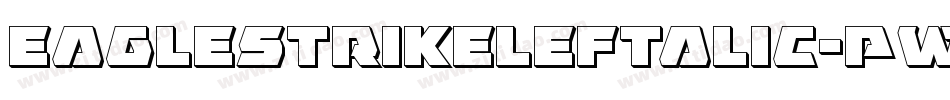 EagleStrikeLeftalic-PwA7字体转换