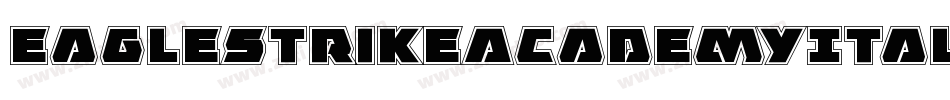 EagleStrikeAcademyItalic-l1pw字体转换