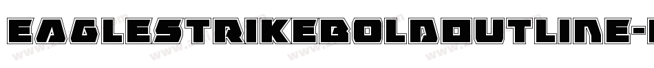 EagleStrikeBoldOutline-nB4O字体转换