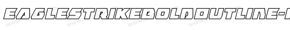 EagleStrikeBoldOutline-nB4O字体转换