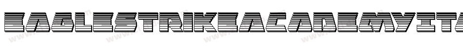 EagleStrikeAcademyItalic-l1pw字体转换