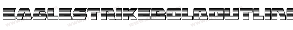 EagleStrikeBoldOutline-nB4O字体转换