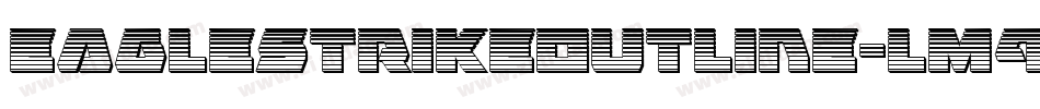 EagleStrikeOutline-LM93字体转换