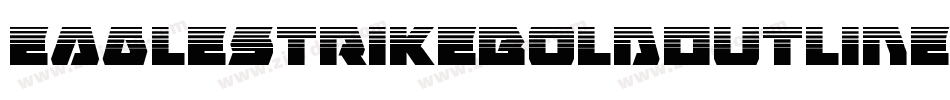 EagleStrikeBoldOutline-nB4O字体转换