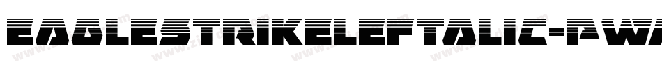 EagleStrikeLeftalic-PwA7字体转换