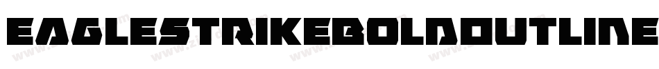 EagleStrikeBoldOutline-nB4O字体转换