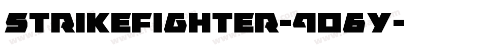 StrikeFighter-9O6y字体转换