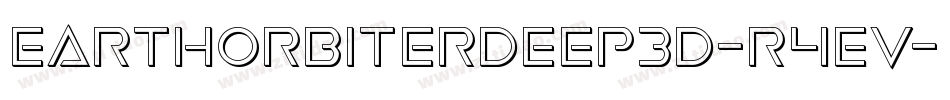 EarthOrbiterDeep3D-R4EV字体转换