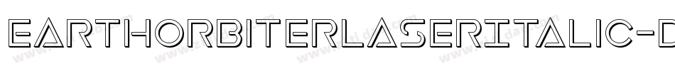 EarthOrbiterLaserItalic-dzml字体转换