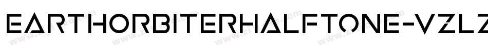 EarthOrbiterHalftone-vzlZ字体转换