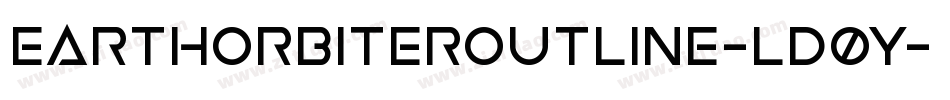 EarthOrbiterOutline-Ld0y字体转换