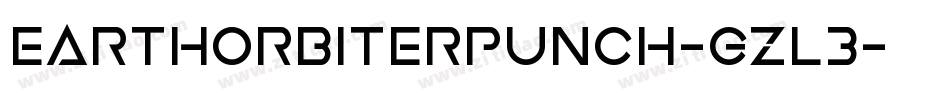 EarthOrbiterPunch-gzL3字体转换