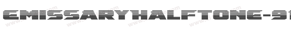 EmissaryHalftone-9DvZ字体转换