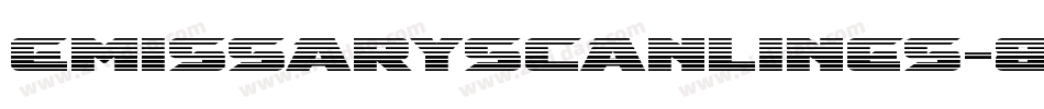 EmissaryScanlines-8pdZ字体转换