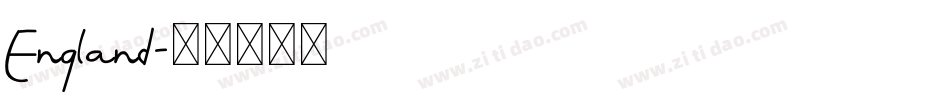England字体转换