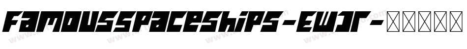 FamousSpaceships-EwJr字体转换