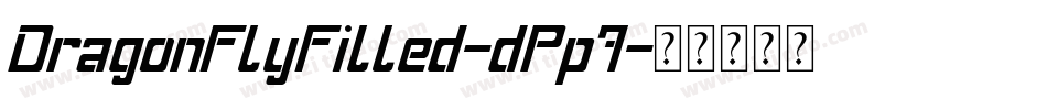 DragonFlyFilled-dPp7字体转换