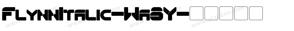 FlynnItalic-Wa8Y字体转换