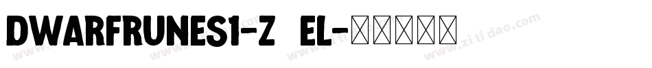 DwarfRunes1-z8eL字体转换