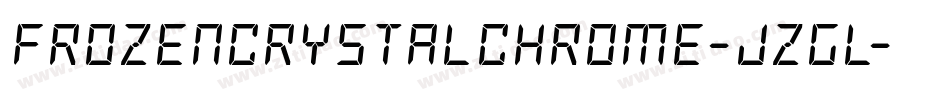 FrozenCrystalChrome-jzGl字体转换