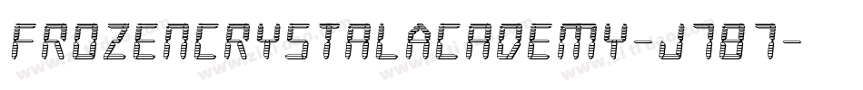 FrozenCrystalAcademy-J787字体转换