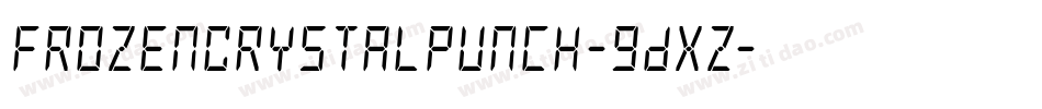 FrozenCrystalPunch-9DxZ字体转换 FrozenCrystalPunch-9DxZ字体转换