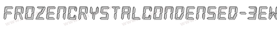 FrozenCrystalCondensed-3EWG字体转换 FrozenCrystalCondensed-3EWG字体转换