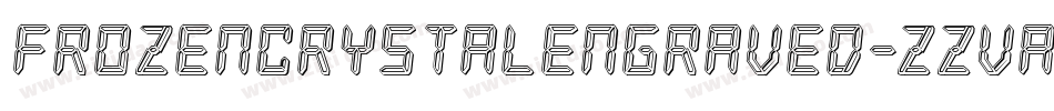 FrozenCrystalEngraved-zzva字体转换 FrozenCrystalEngraved-zzva字体转换