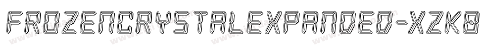 FrozenCrystalExpanded-xzK0字体转换 FrozenCrystalExpanded-xzK0字体转换