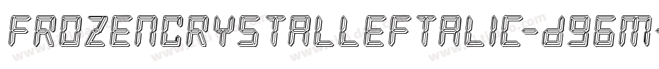 FrozenCrystalLeftalic-D96m字体转换