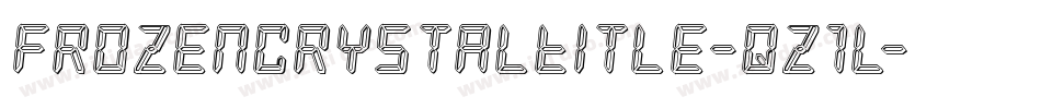 FrozenCrystalTitle-qz1l字体转换 FrozenCrystalTitle-qz1l字体转换