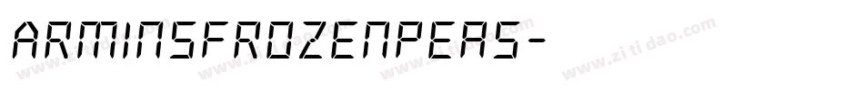 ArminsFrozenPeas字体转换