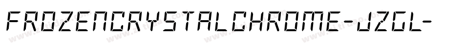 FrozenCrystalChrome-jzGl字体转换