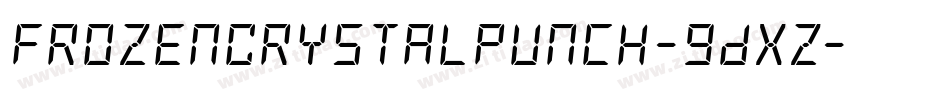 FrozenCrystalPunch-9DxZ字体转换 FrozenCrystalPunch-9DxZ字体转换