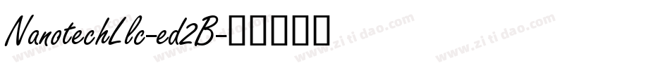 NanotechLlc-ed2B字体转换