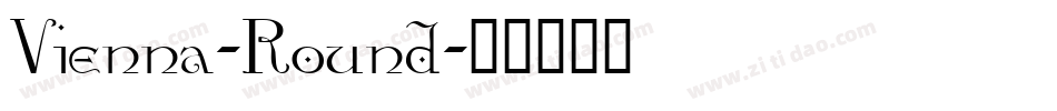 Vienna-Round字体转换