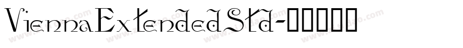 ViennaExtendedStd字体转换