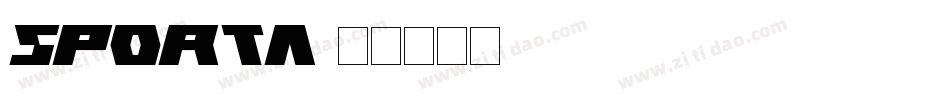 Sporta字体转换