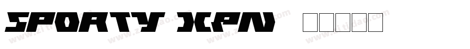 Sporty-xPn5字体转换