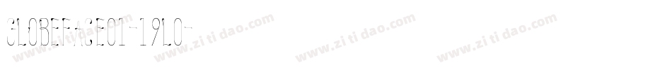 Globeface01-19l0字体转换