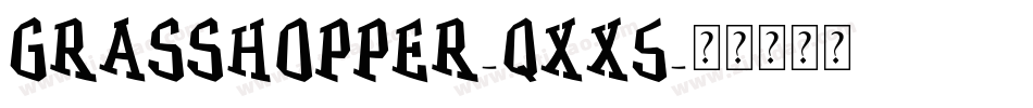 GrassHopper-qxX5字体转换