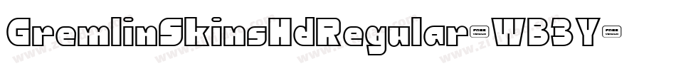 GremlinSkinsHdRegular-WB3Y字体转换
