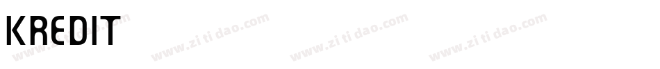KREDIT1字体转换
