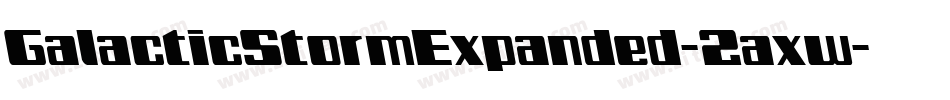GalacticStormExpanded-2axw字体转换
