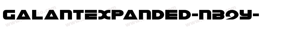 GalantExpanded-nB9Y字体转换